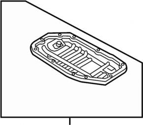 Oil pan Infiniti Q60 17-20 3.0, RWD