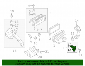 Mitsubishi Eclipse Cross 18-24 Air Flow Meter