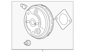 Volvo XC90 16-19 T8 Vacuum Booster