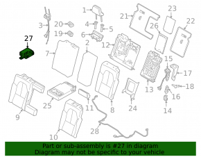 Polestar 2 21-25 Rear Seat Heated Control Unit