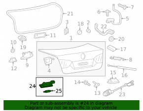 VW Tiguan 09-18 trunk light