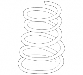 Rear right spring Lexus ES300h ES350 13-18