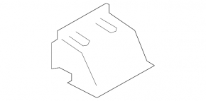 Audi Q8 19-25 trunk handle bracket