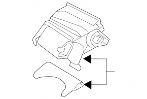 Upper heater housing for BMW X7 G07 19-24
