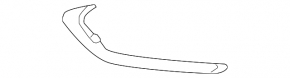 Right rear bumper molding for Acura RDX 2016-2018