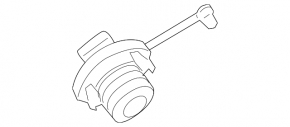 Fuel filler cap for Audi A3 8V 15-16