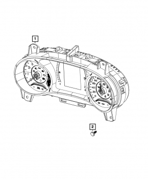 Jeep Compass 23-26 7k Instrument Cluster