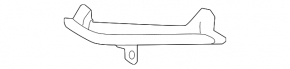 Left fog light bracket for Toyota Prius 23-26