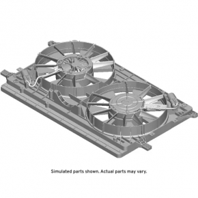 Diffuser radiator shroud assembly Chevrolet Volt 16-