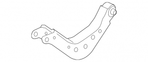 Rear right transverse control arm GMC Terrain 18- upper