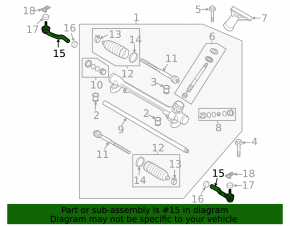 Steering tip left Mazda 6 13-17 usa CTR