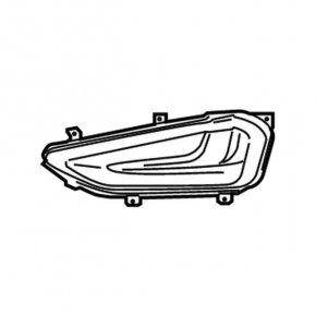 Left fog light plug Ford Edge 19-