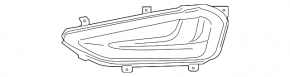 Left fog light plug Ford Edge 19-