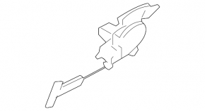 Mitsubishi Galant 04-12 trunk lid lock