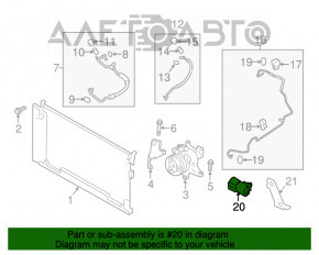 Ambient Air Temperature Sensor Subaru XV Crosstrek 13-17