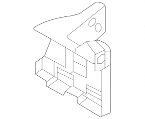 The left keyless antenna bracket for a Volkswagen ID.4 21-25 is broken.