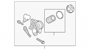 BMW F30 12-18 N20 Oil Filter Housing