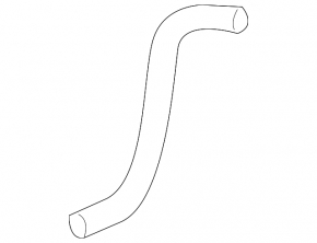 Cooling pipe lower long Lexus GS450h 06-11