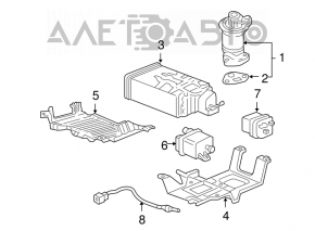Acura MDX 2013 Carbon Canister (Bare)