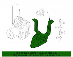 ABS Bracket for BMW X5 F15 14-18