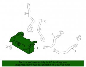 Oil cooler automatic transmission Audi Q7 16- 2.0T
