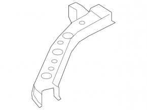 TV bar eyelash right Toyota Camry v70 18-24