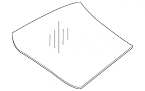 Windshield Lexus ES300h ES350 13-18 for rain sensor
