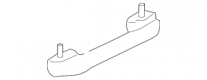 Rear left ceiling handle Hyundai Elantra 21-26 black