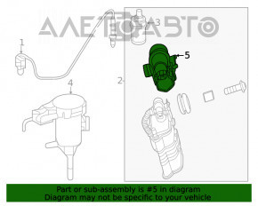 Fuel canister pump for Mercedes C-class W205 15-21