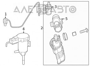 Fuel canister pump for Mercedes C-class W205 15-21