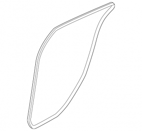 Door seal rear left Mazda3 MPS 09-13