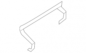 Rear Bumper Bracket Right Lincoln MKC 15-19