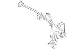Wiring for front wiper linkage Ford C-max MK2 13-18