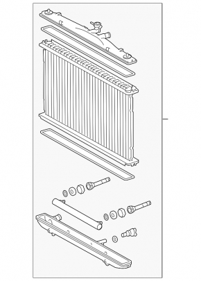 Radiator cooling water Lexus RX350 10-15 KOYORAD