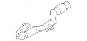 Nissan Murano z51 09-12 downpipe