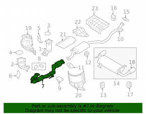 Nissan Murano z51 09-12 downpipe