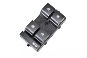 Front left window lift control Cadillac ATS 13-15 black, 4 auto