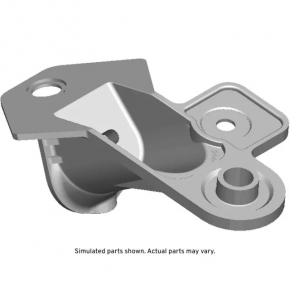 Upper right radiator bracket Cadillac ATS 13-19 2.0T plastic