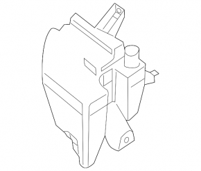 Nissan Sentra 13-15 washer reservoir without neck and sensor