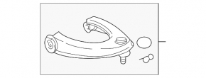 Upper control arm, front right, Lexus IS200 IS300 99-05