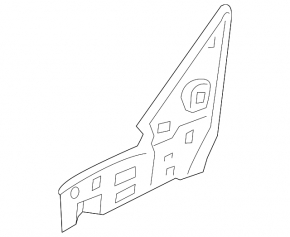 Roof molding bracket left BMW i3 14-20