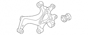 Rear right axle Kia Forte 20-24