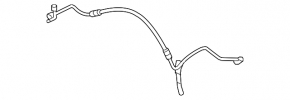 Air conditioning tube condenser-compressor BMW 5 F10 11-16 3.0T