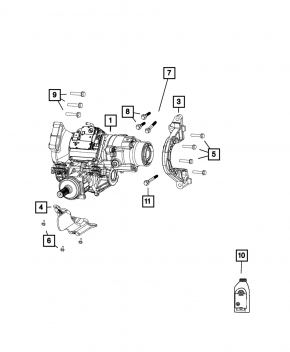 Jeep Cherokee KL 19-22 2.0T Front Axle Bracket
