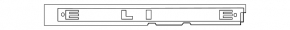 Mitsubishi Eclipse Cross 22-25 Eclipse tailgate emblem and lettering