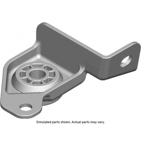 Upper Right Radiator Mount Chevrolet Malibu 16-