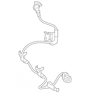 ABS sensor rear right Lexus NX200t NX300 NX300h 15-21 AWD for adaptive