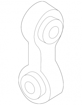 Rear left stabilizer link for Audi A8 10-18