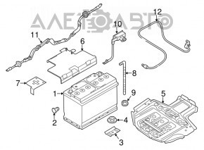 Porsche Macan Battery Fastening Belt 15-