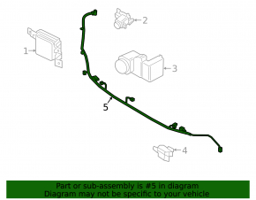 Kia Sorento 2021-2024 Hybrid Front Bumper Wiring